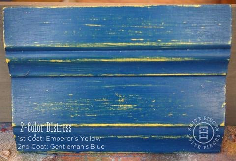 2-Color Distress with Matte Finish Paint!